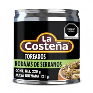 La Costeña Chile Serrano Toreados 220gr